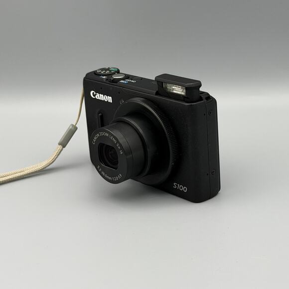 Canon PowerShot S100 Digital Camera | 12MP | Black - Picture 6 of 6